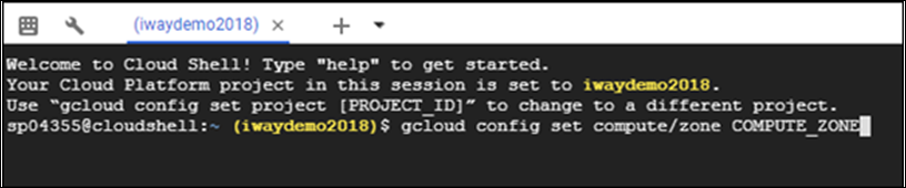 Cloud Shell Command2