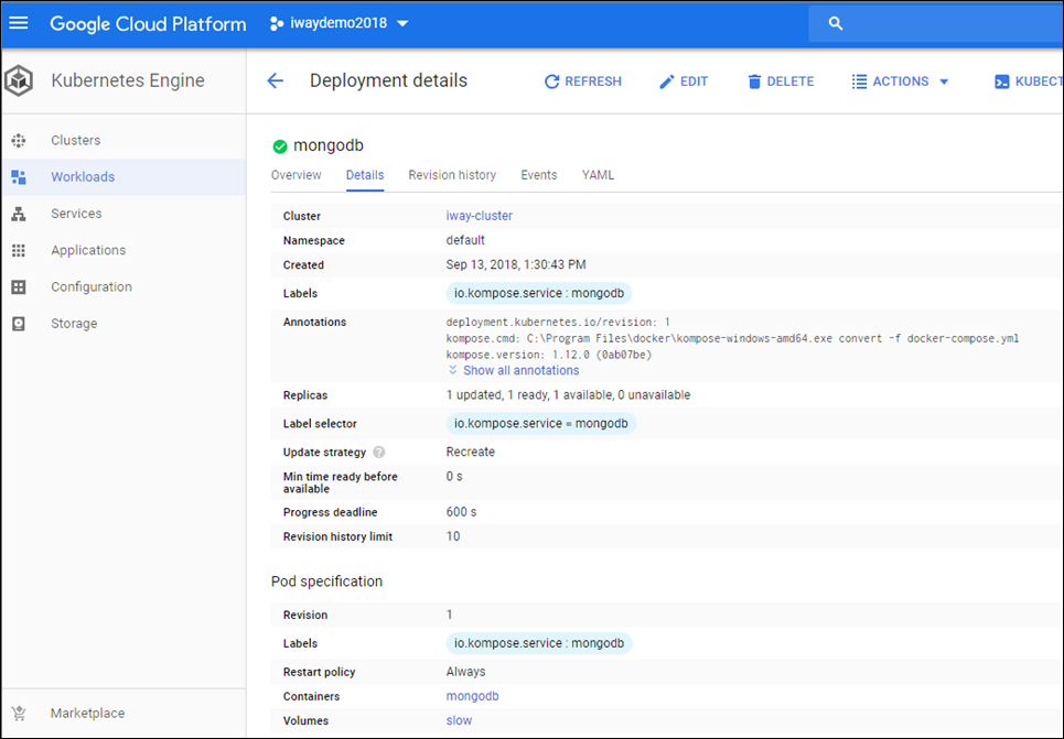 Mongodb Cloud Console